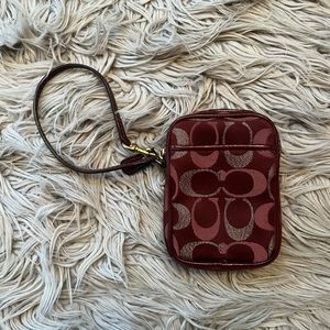 Authentic Coach Wristlet